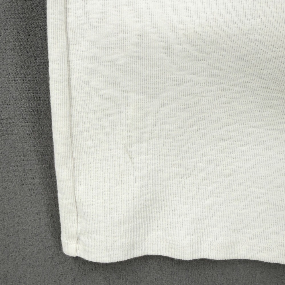 ENZA COSTA Textured Knit Sleeveless Maxi Dress Womens Small Off White Crew neck - Picture 15 of 16